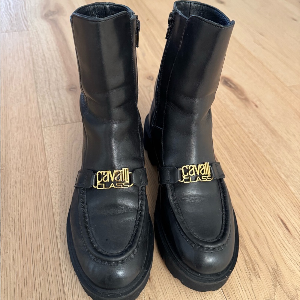 Roberto Cavalli Cortina Platform Boots